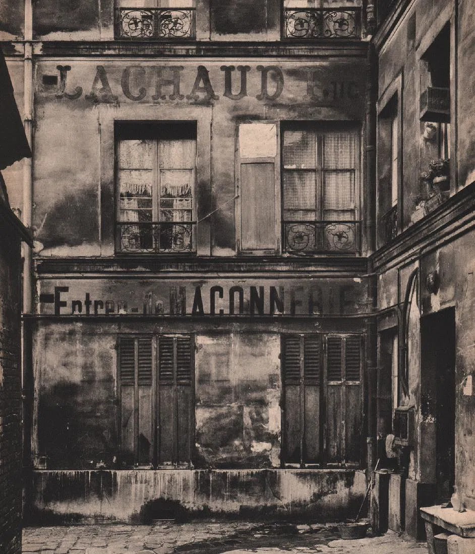 Daniel Masclet (France,1892-1969) Print: Daniel Masclet (France,1892-1969) Print. Building Front. Printed in 1947. 8.75 x 10.00 inches. Please be aware that all lots in our auctions are sold "AS IS," in accordance with the Terms &