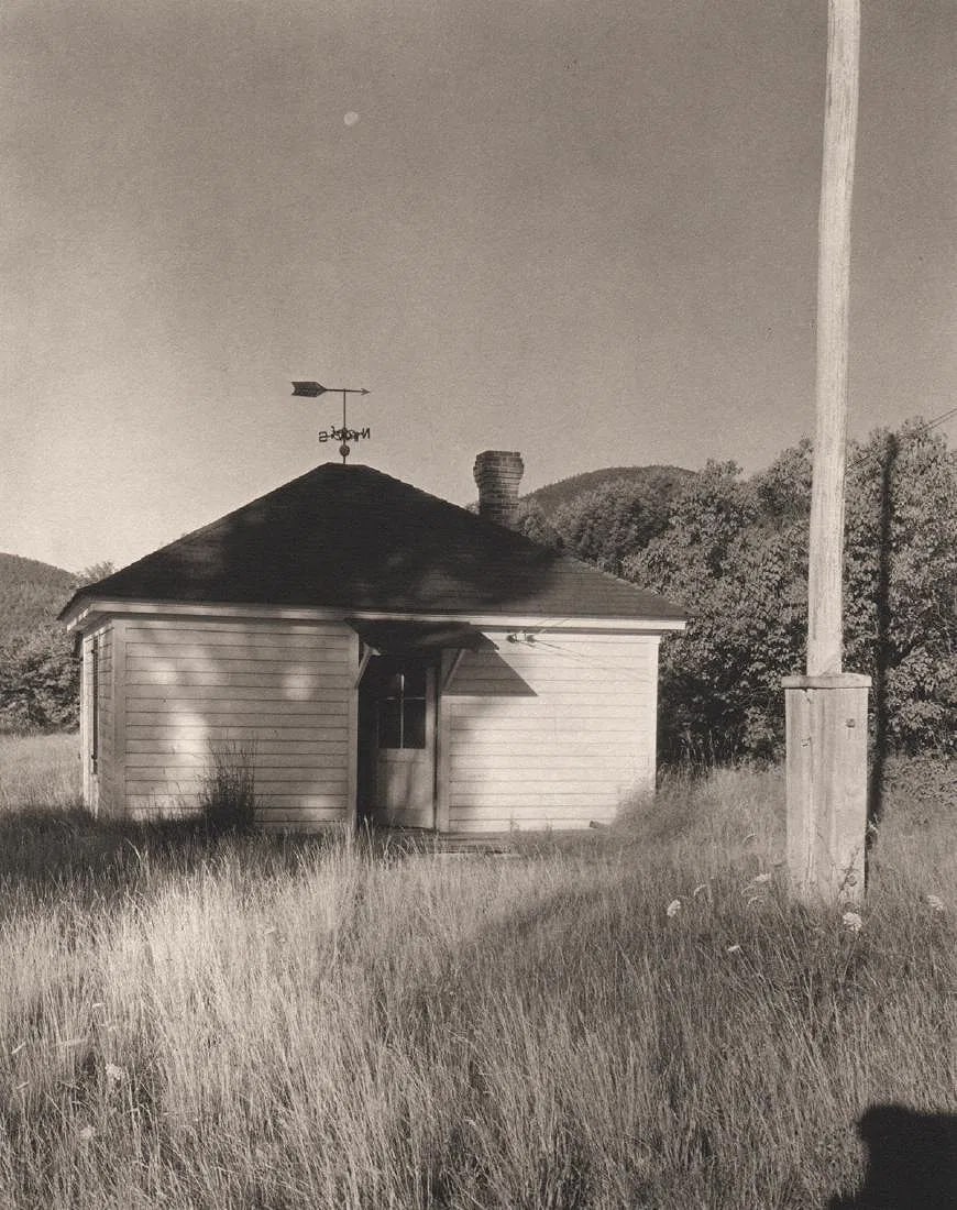 Alfred Stieglitz (American,1864-1946) Print: Alfred Stieglitz (American,1864-1946) Print. Little House, "1933". Printed in 1983. 7.00 x 9.00 inches. Please be aware that all lots in our auctions are sold "AS IS," in accordance with the Terms & C