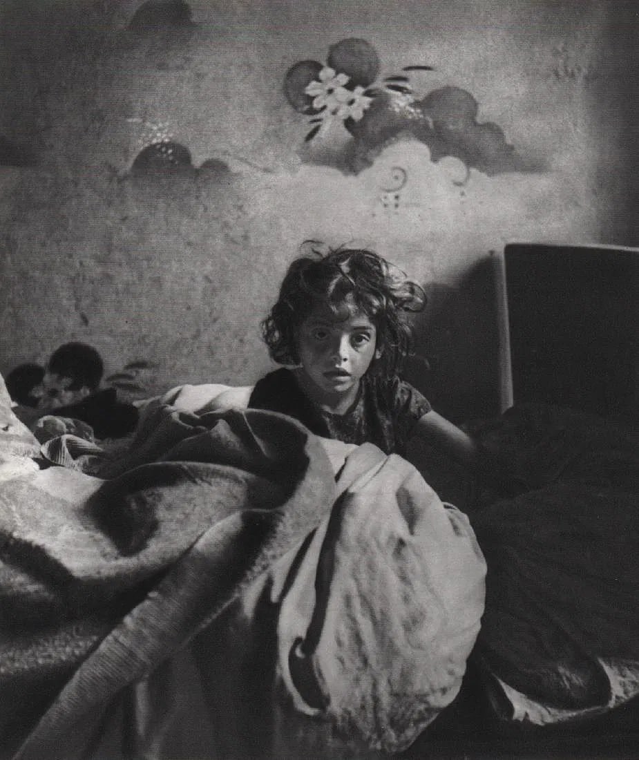 Roman Vishniac (Russian-American,1897-1990) Print: Roman Vishniac (Russian-American,1897-1990) Print. Young Girl in Warsaw, Poland, "1938". Printed in 1972. 7.50 x 8.50 inches. Please be aware that all lots in our auctions are sold "AS IS," in