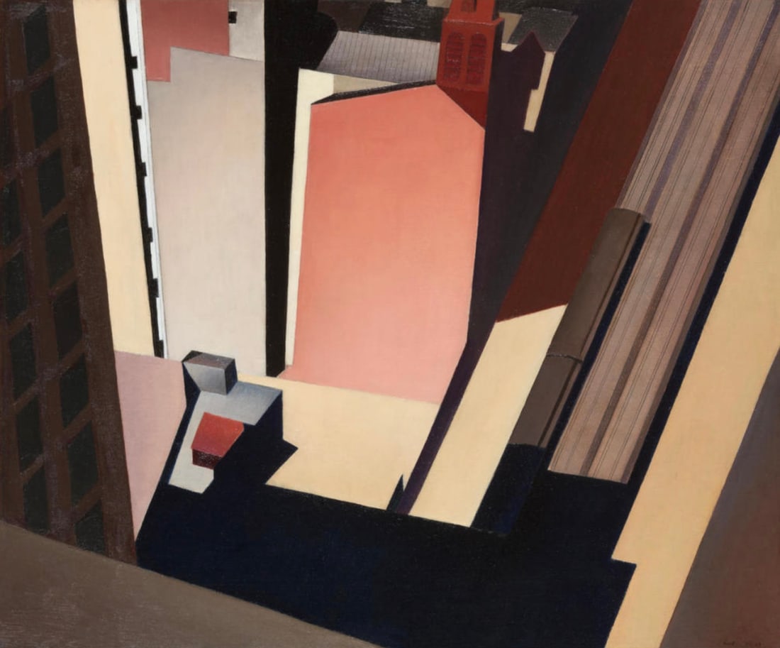 Charles Sheeler (American, 1883-1965) Print: Charles Sheeler (American, 1883-1965) Print. Church Street El, "1920". 21.50 x 17.00 inches. Please be aware that all lots in our auctions are sold "AS IS," in accordance with the Terms & Conditions