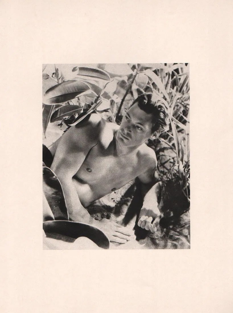 Cecil Beaton (British, 1904 – 1980) Print: Cecil Beaton (British, 1904 – 1980) Print. Johnny Weismuller, "1933". Printed in 1982. 6.75 x 8.50 inches. Please be aware that all lots in our auctions are sold "AS IS," in accordance with the Term