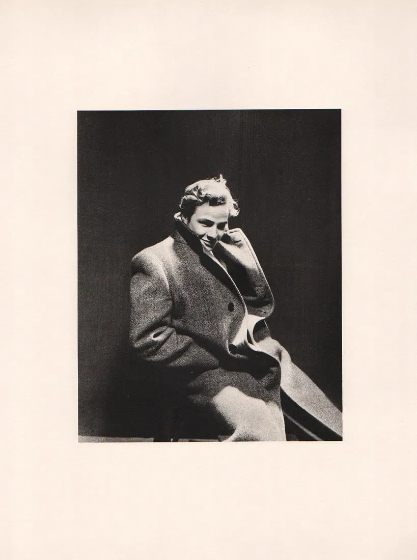 Cecil Beaton (British, 1904 – 1980) Print: Cecil Beaton (British, 1904 – 1980) Print. Marlon Brando, "1947". Printed in 1982. 6.75 x 8.50 inches. Please be aware that all lots in our auctions are sold "AS IS," in accordance with the Terms &