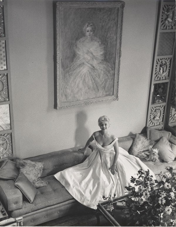 Eva Gabor (Hungarian-American, 1919-1995) Silver Gelatin: Eva Gabor (Hungarian-American, 1919-1995) Silver Gelatin. 11.00 x 14.00 inches. Please be aware that all lots in our auctions are sold "AS IS," in accordance with the Terms & Conditions of the Auction