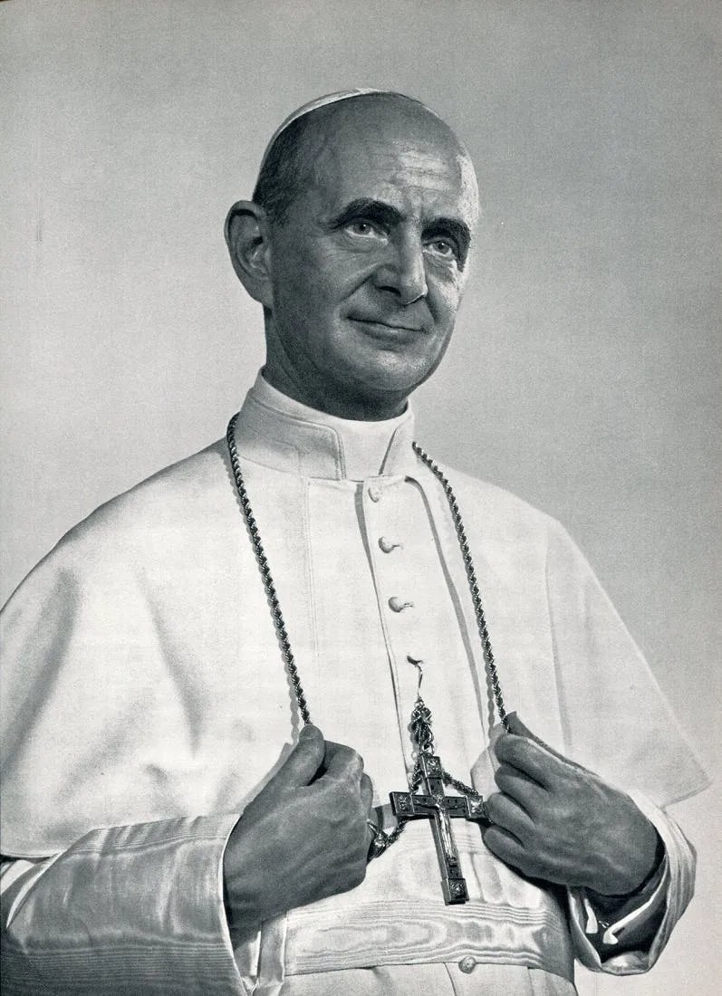 Yousuf Karsh (Armenian-Canadian, 1908-2002) Print: Yousuf Karsh (Armenian-Canadian, 1908-2002) Print. His Holiness Pope Paul VI. Printed in 1967. 9.00 x 12.00 inches. Please be aware that all lots in our auctions are sold "AS IS," in accordance with t