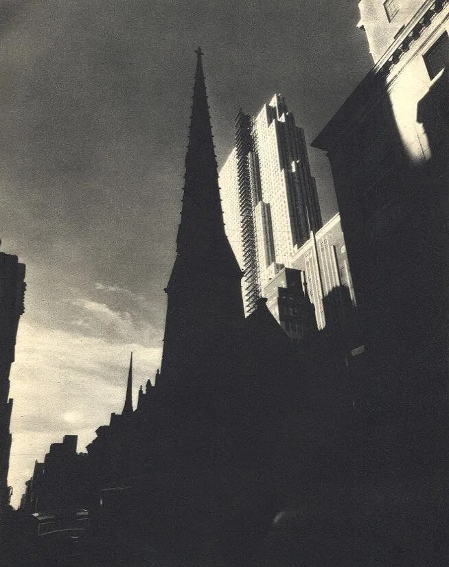 Nickolas Muray (Hungarian-American, 1892–1965) Print: Nickolas Muray (Hungarian-American, 1892–1965) Print. Cityscape. Printed in 1930. 6.50 x 8.00 inches. Please be aware that all lots in our auctions are sold "AS IS," in accordance with the Terms & C