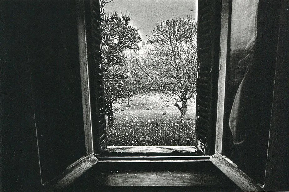 Jeanloup Sieff (France,1933-2000) Print: Jeanloup Sieff (France,1933-2000) Print. Snowy Easter, Normandy, "1977". Printed in 1982. 6.50 x 4.00 inches. Please be aware that all lots in our auctions are sold "AS IS," in accordance with the Ter