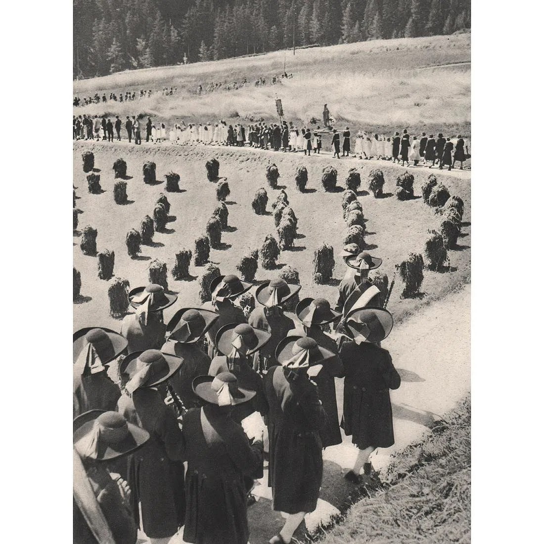F. M. Boiteau Print: F. M. Boiteau Print. M. Benediction des Champs. Printed in 1930's. 9.00 x 7.00 inches. Please be aware that all lots in our auctions are sold "AS IS," in accordance with the Terms & Conditions of the
