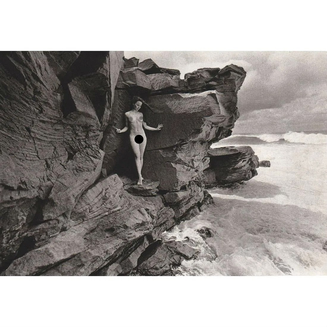 Guy Borremans (Belgian-Canadian, 1934-2012) Print: Guy Borremans (Belgian-Canadian, 1934-2012) Print. Nude On the Rocks. Printed in 1970's. 5.25 x 7.50 inches. Please be aware that all lots in our auctions are sold "AS IS," in accordance with the