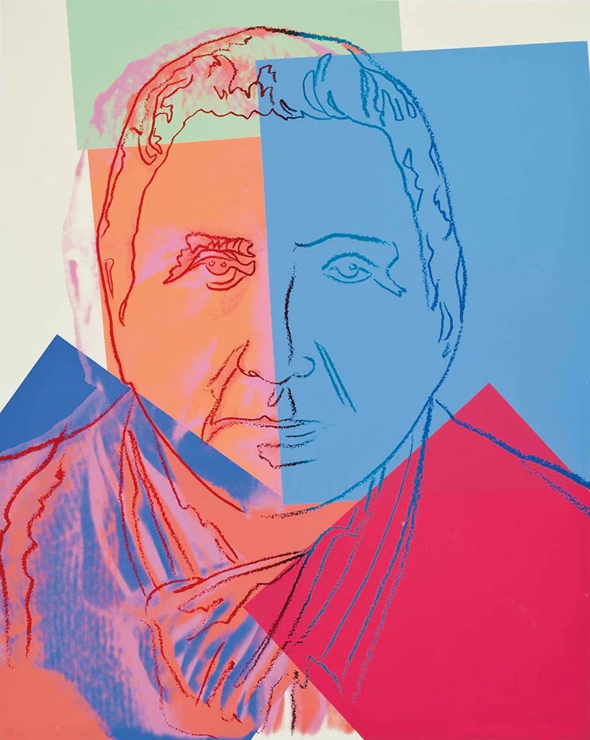 Andy Warhol (American, 1928-1987) Silkscreen: Andy Warhol (American, 1928-1987) Silkscreen. Gertrude Stein, FSII 227, Portrait of Jews of the Twentieth Century. 32.00 x 40.00 inches. Please be aware that all lots in our auctions are sold "AS