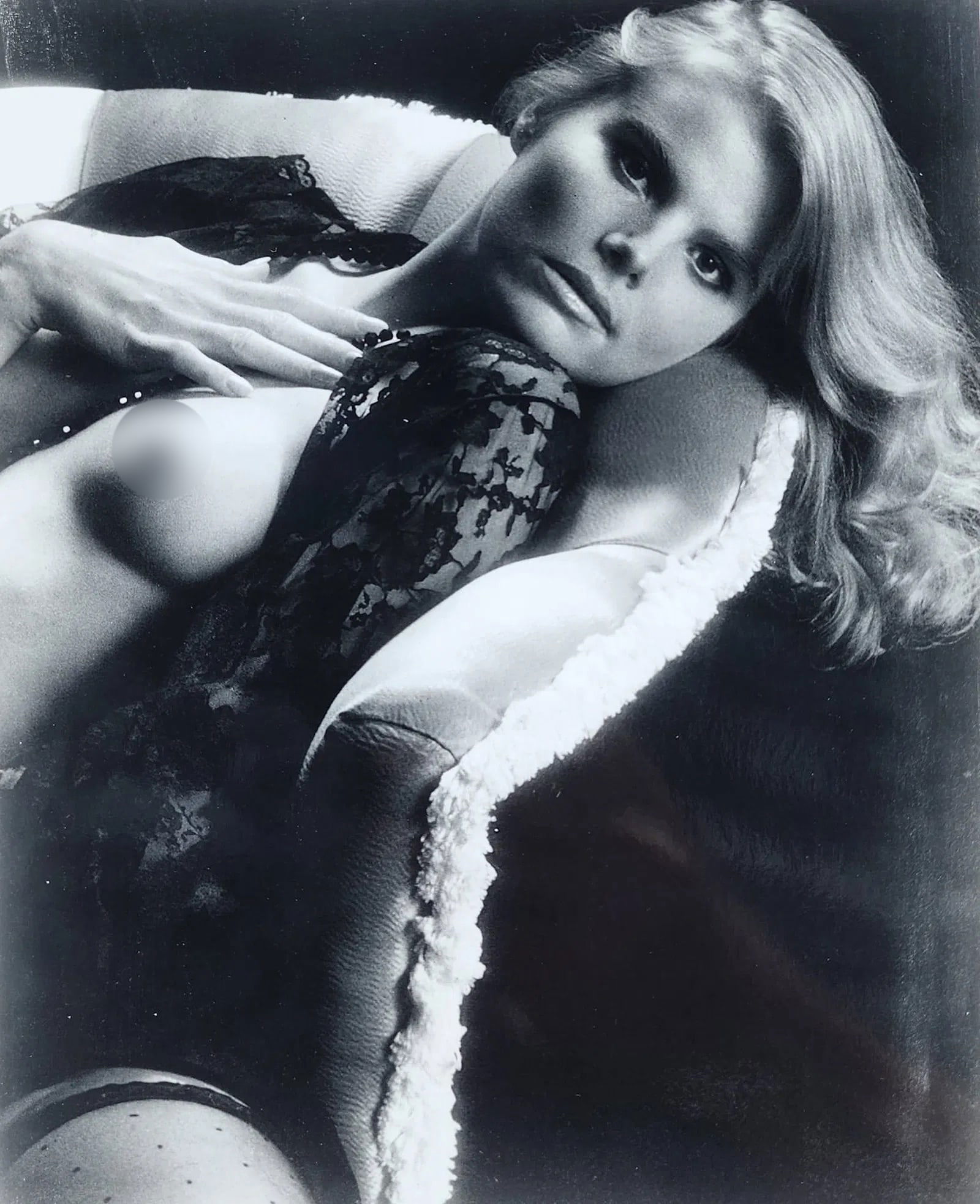 Mariel Hemingway (American, b. 1961) Print: Mariel Hemingway (American, b. 1961) Print. Nude. Printed in 1980s, USA. 10.00 x 8.00 inches. Please be aware that all lots in our auctions are sold "AS IS," in accordance with the Terms & Conditions