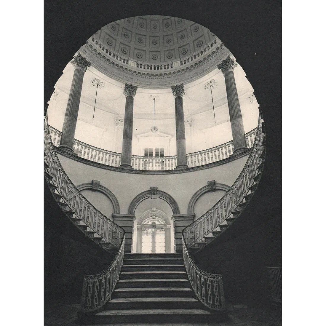 Evelyn Hofer (German-American,1922-2009) Print: Evelyn Hofer (German-American,1922-2009) Print. New York City Hall interior. Printed in 1960's. 11.00 x 8.25 inches. Please be aware that all lots in our auctions are sold "AS IS," in accordance with