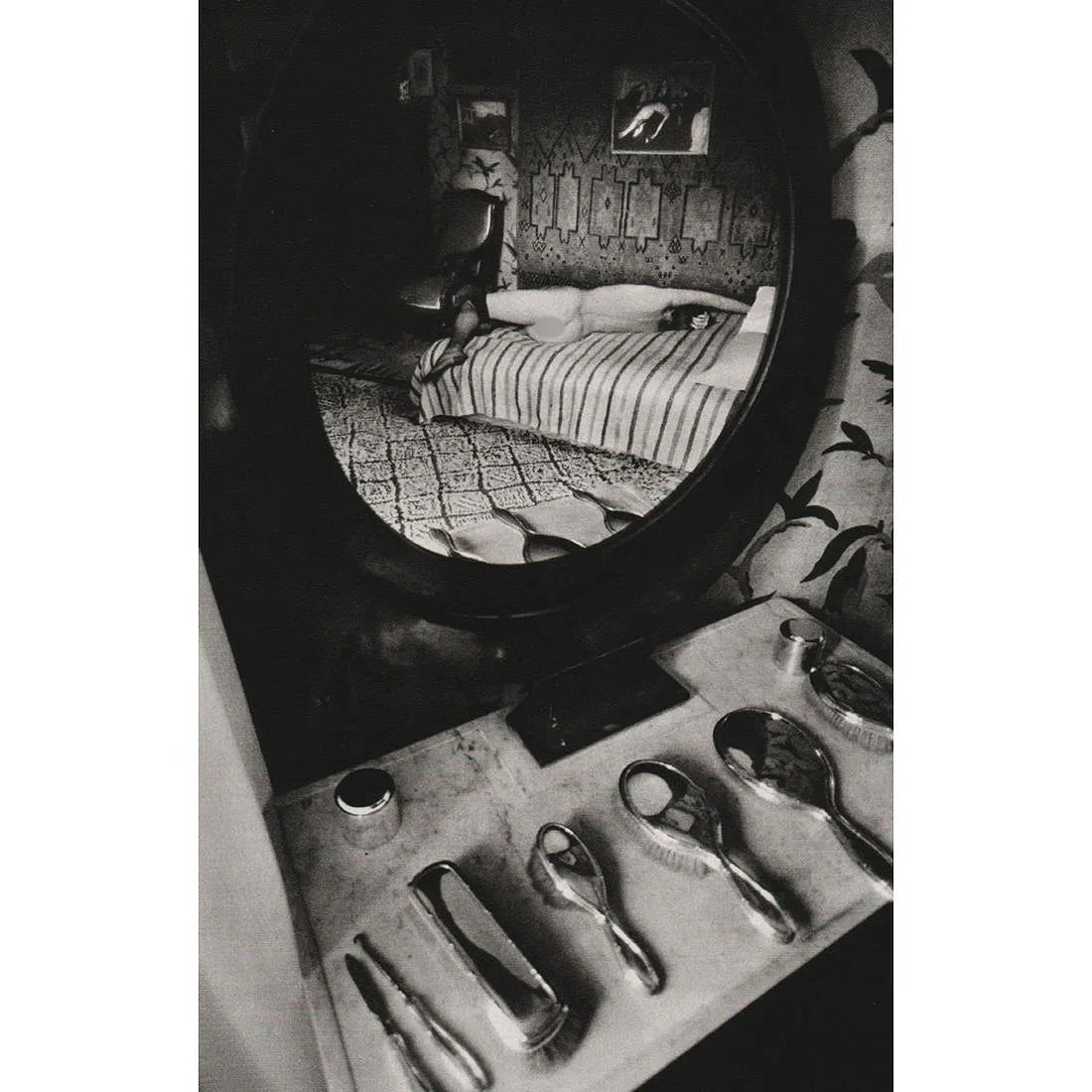 Jeanloup Sieff (France, 1933-2000) Print: Jeanloup Sieff (France, 1933-2000) Print. Dressing Table with Nude, "1976". Printed in 1980's. 8.75 x 5.75 inches. Please be aware that all lots in our auctions are sold "AS IS," in accordance with th
