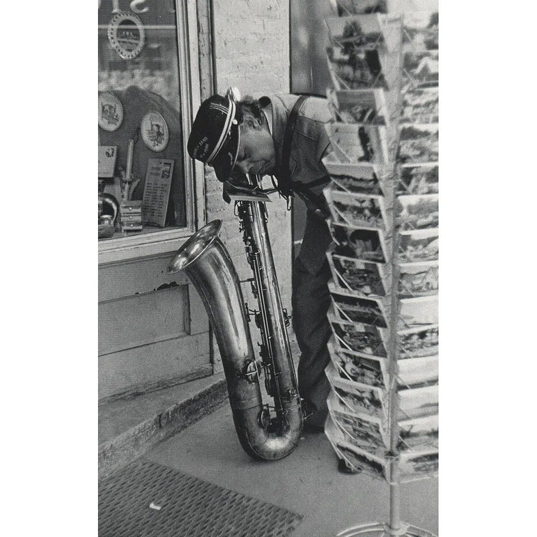 Louis Stettner (American,1922-2016) Print: Louis Stettner (American,1922-2016) Print. Saratoga Springs, "1969". Printed in 1970's. 10.00 x 6.50 inches. Please be aware that all lots in our auctions are sold "AS IS," in accordance with the Term
