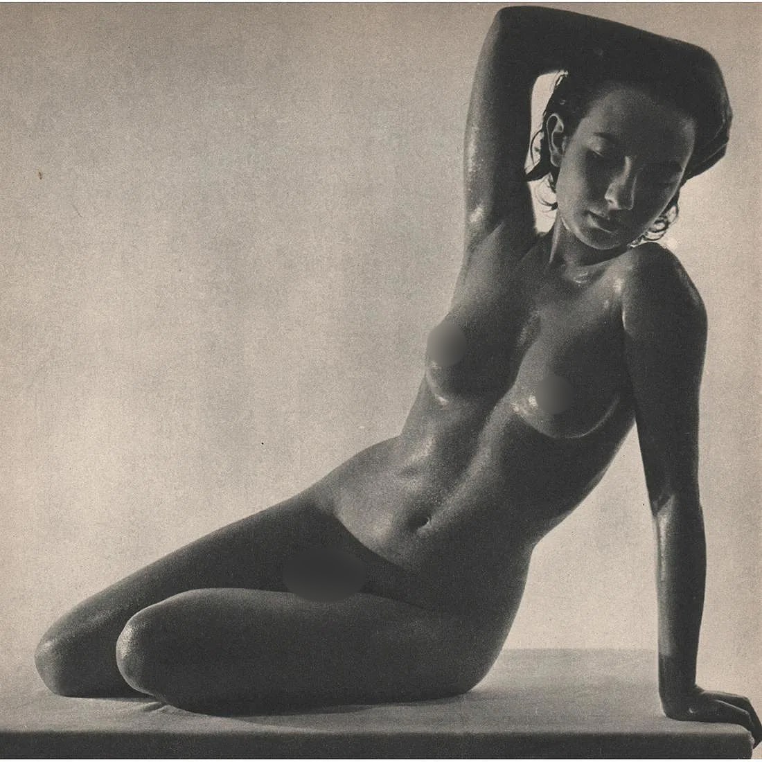 H.S. Ulan Print: H. S. Ulan Print. S. Nude. Printed in 1930's. 7.00 x 7.00 inches. Please be aware that all lots in our auctions are sold "AS IS," in accordance with the Terms & Conditions of the Auction. All "dates"