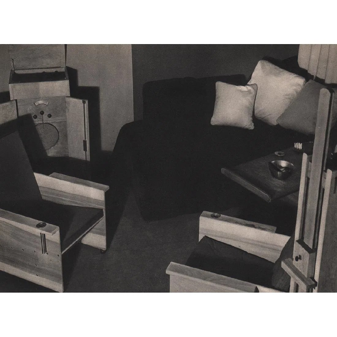 Man Ray (American, 1890-1976) Print: Man Ray (American, 1890-1976) Print. Modern Interior. Printed in 1930's. 8.75 x 6.50 inches. Please be aware that all lots in our auctions are sold "AS IS," in accordance with the Terms & Conditions