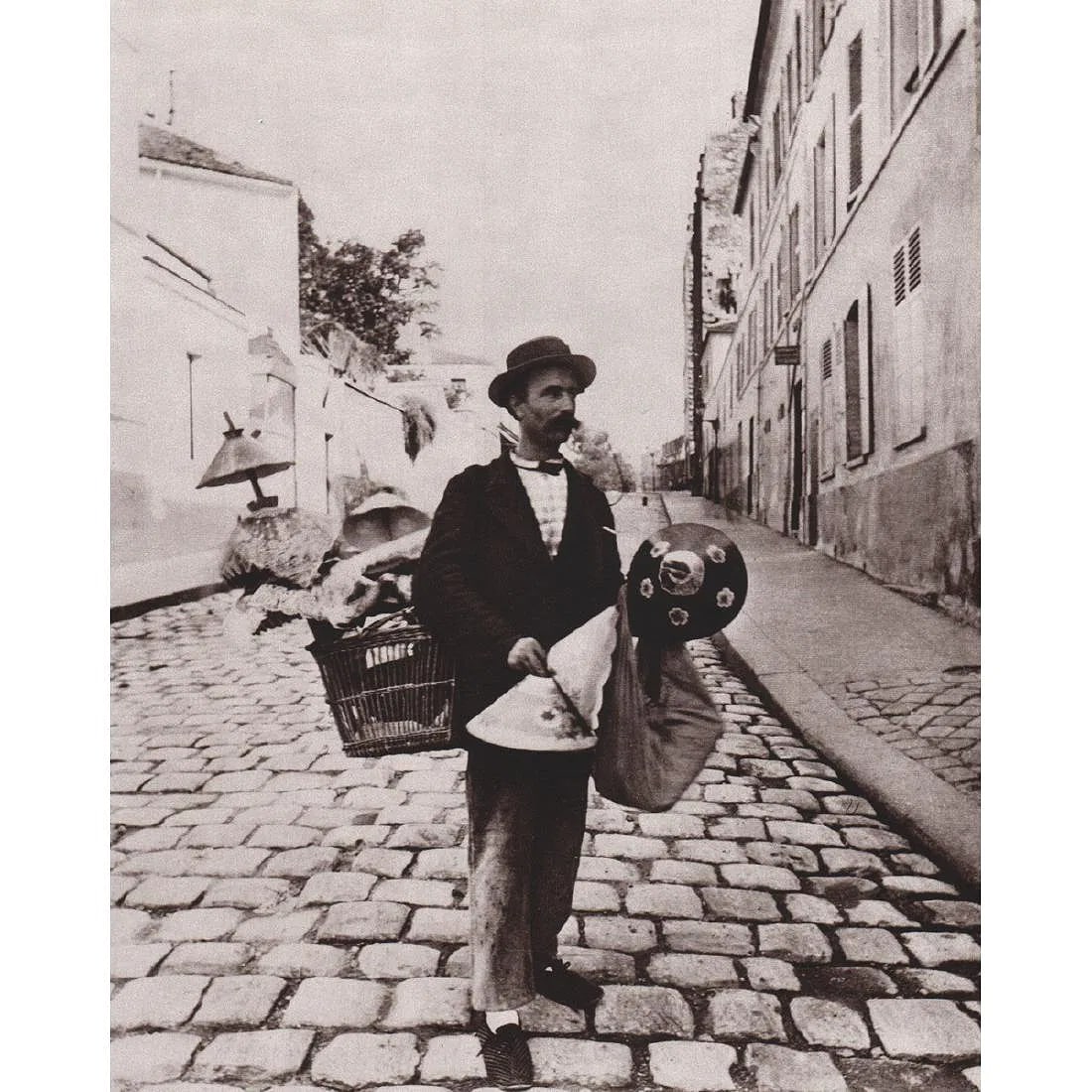 Eugene Atget (France, 1857-1927) Print: Eugene Atget (France, 1857-1927) Print. Marchand d’abat-jour. Printed in 1980's. 8.50 x 10.50 inches. Please be aware that all lots in our auctions are sold "AS IS," in accordance with the Terms & C