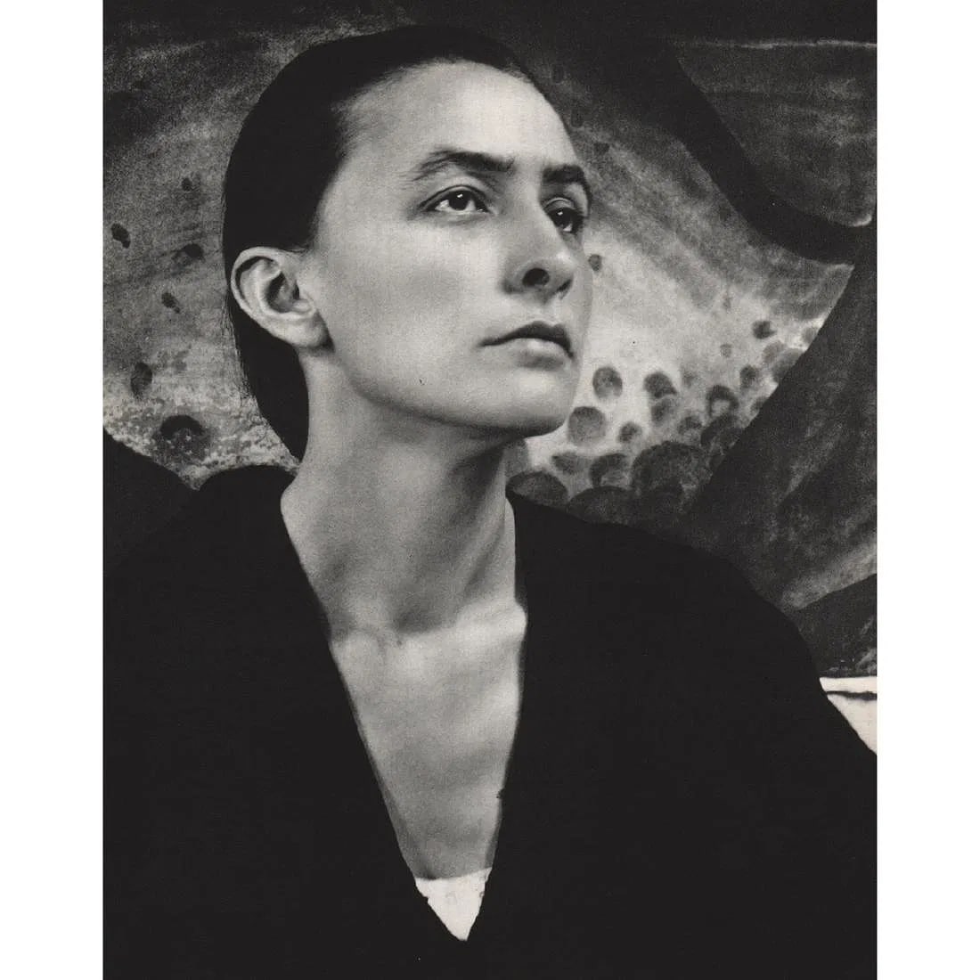 Alfred Stieglitz (American , 1864-1946) Print: Alfred Stieglitz (American , 1864-1946) Print. Georgia O'Keeffe. Printed in 1960's. 9.50 x 11.75 inches. Please be aware that all lots in our auctions are sold "AS IS," in accordance with the Terms &