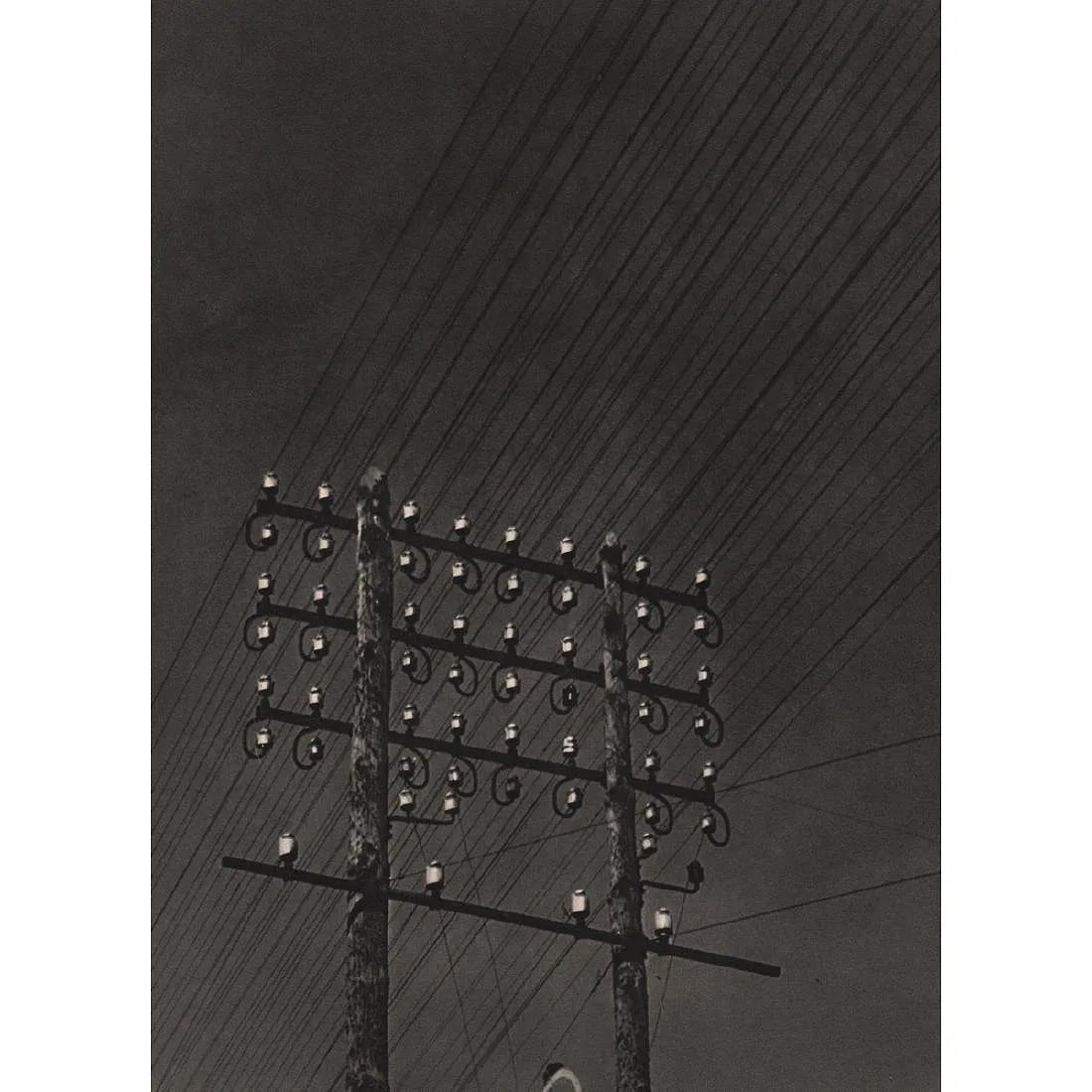 Maurice Tabard (France , 1897-1984) Print: Maurice Tabard (France , 1897-1984) Print. Electric Wires. Printed in 1930's. 6.50 x 9.00 inches. Please be aware that all lots in our auctions are sold "AS IS," in accordance with the Terms & Conditi