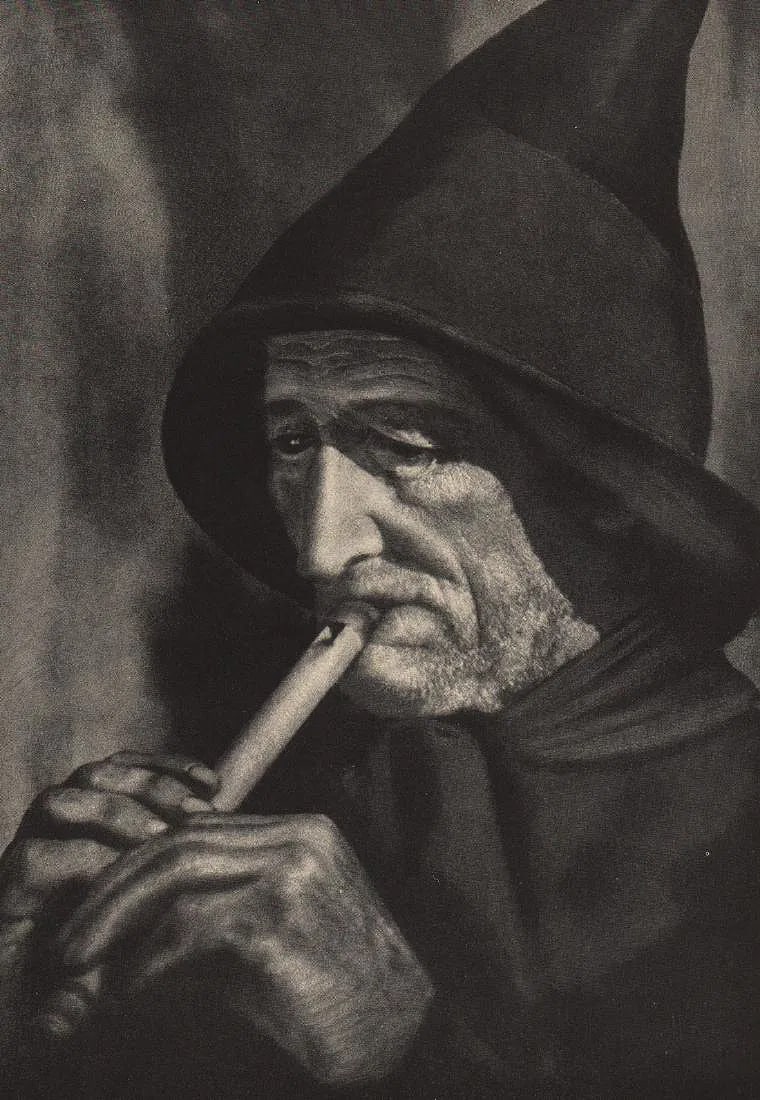 J. Ortiz Echague (Spanish, 1886-1980) Print: J. Ortiz Echague (Spanish, 1886-1980) Print. ORTIZ ECHAGUE (Spanish, 1886-1980) Print. Viejo Txistulari. Printed in 1936. 8.5” x 5.5” inches. Please be aware that all lots in our auctions