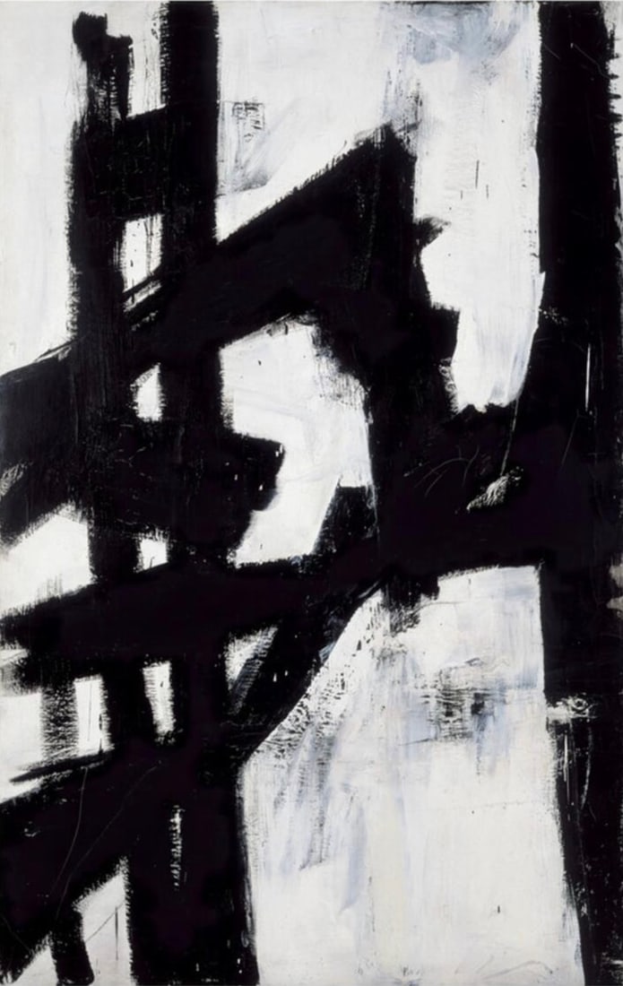 Franz Kline (American, 1910-1962) Print: Franz Kline (American, 1910-1962) Print. New York, N.Y., "1953". 35.50 x 56.50 inches. Please be aware that all lots in our auctions are sold "AS IS," in accordance with the Terms & Conditions of the