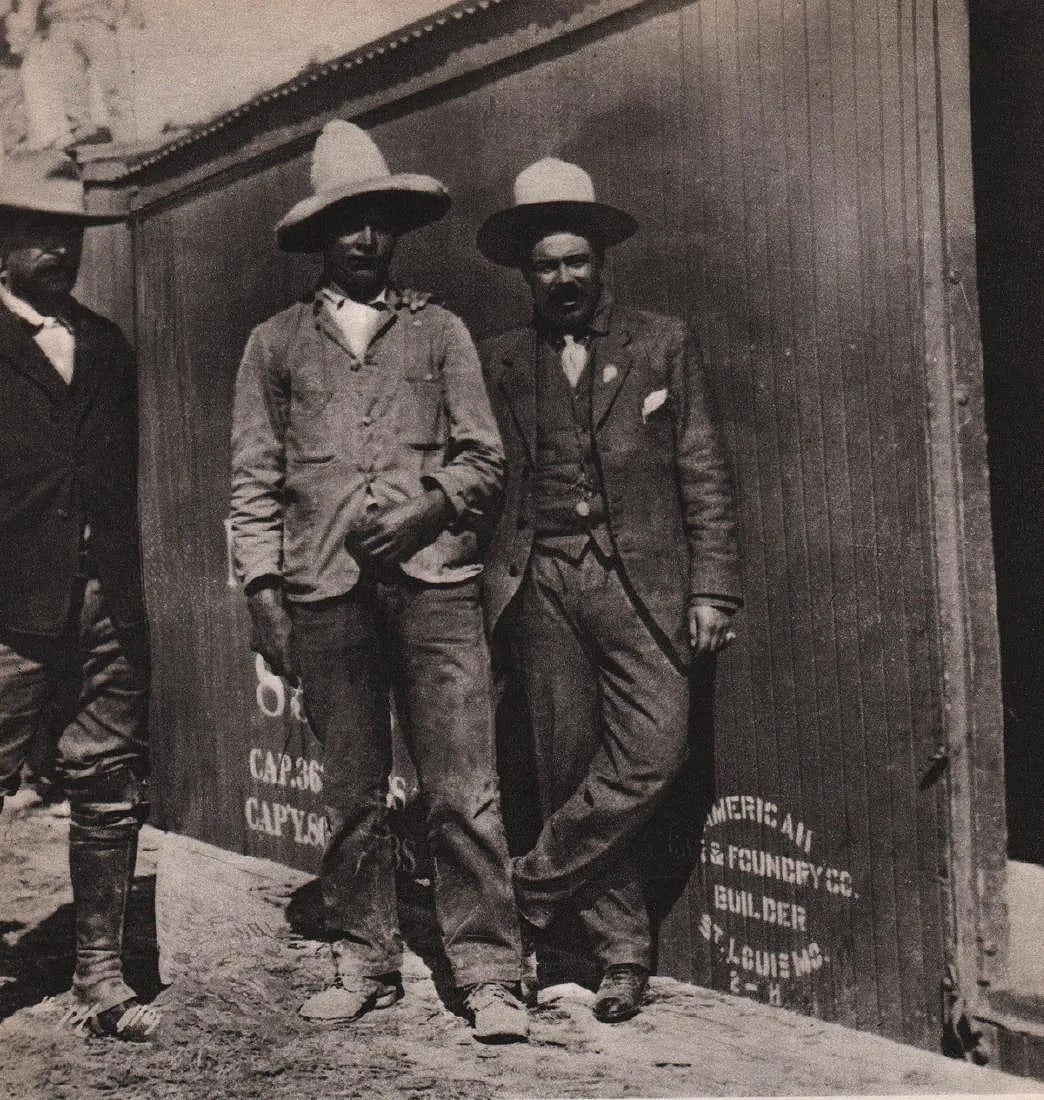 Keystone View Print: Keystone View Print. Pancho Villa & Doroteo Arango. Printed in 1943.7.00 x 7.00 inches. Please be aware that all lots in our auctions are sold "AS IS," in accordance with the Terms & Conditions of the