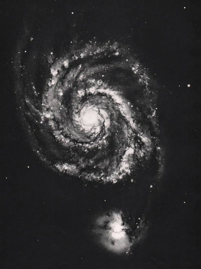 Lick Observatory Print: Lick Observatory Print. Spiral Nebula. Printed in 1965. 9.50 x 12.00 inches. Please be aware that all lots in our auctions are sold "AS IS," in accordance with the Terms & Conditions of the Auction.