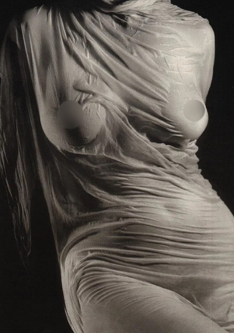 Ruth Bernhard (German-Born American,1905 – 2006) Print: Ruth Bernhard (German-Born American,1905 – 2006) Print. Wet Silk_1938. Printed in 1986. 9.00 x 6.50 inches” inches. Please be aware that all lots in our auctions are sold "AS IS," in