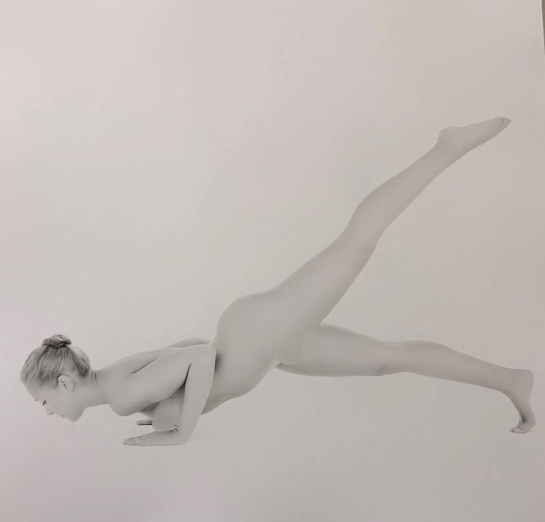 Flexibility, Nude, Print: Flexibility, Nude, Print. Jonathan Harrington (American). Printed in 2015, Canada. 11.00 x 11.00 inches. Please be aware that all lots in our auctions are sold "AS IS," in accordance with the Terms &