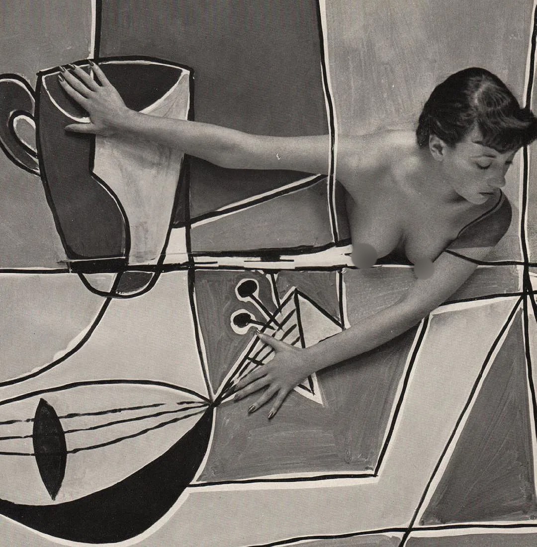 Zoltan Glass (Hungarian,1903 – 1982) Print: Zoltan Glass (Hungarian,1903 – 1982) Print. Nude. Printed in 1955. 8.5“ x 8”. inches. Please be aware that all lots in our auctions are sold "AS IS," in accordance with the Terms & Condition