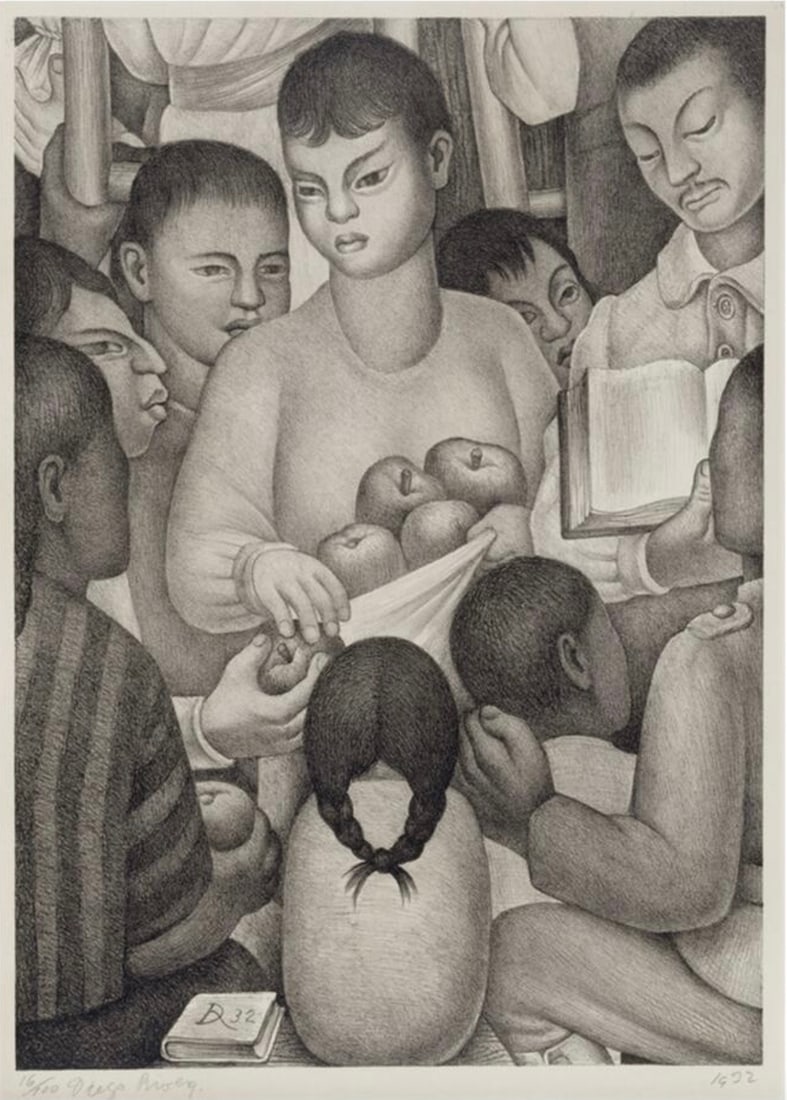 Diego Rivera (Mexican, 1886-1957) Print (1 of 3)