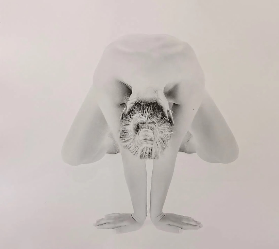 Flexibility, Nude, Print: Flexibility, Nude, Print. Jonathan Harrington (American). Printed in 2015, Canada. 11.00 x 11.00 inches. Please be aware that all lots in our auctions are sold "AS IS," in accordance with the Terms &