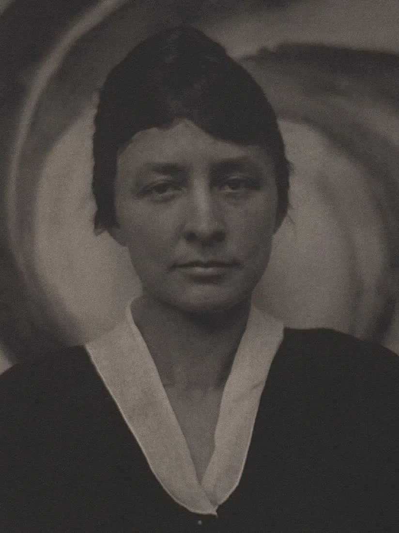 Alfred Stieglitz (American ,1864-1946) Print: Alfred Stieglitz (American ,1864-1946) Print. Georgia O’Keeffe, June 4, "1917". Printed in 1983. 9.00 x 7.00 inches. Please be aware that all lots in our auctions are sold "AS IS," in accordance wit