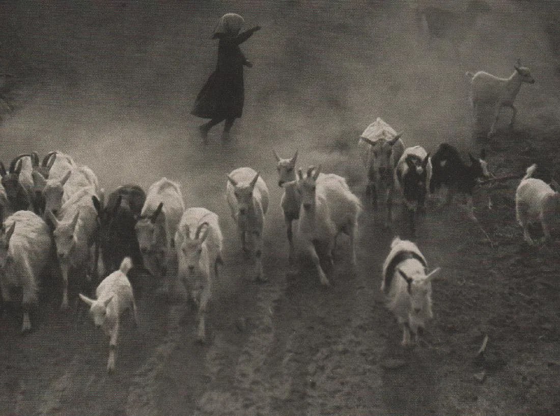Erno Vadas (Hungary ,1899-1962) Print: Erno Vadas (Hungary ,1899-1962) Print. Goat herd. Printed in 1939. 5” x 6” inches. Please be aware that all lots in our auctions are sold "AS IS," in accordance with the Terms &