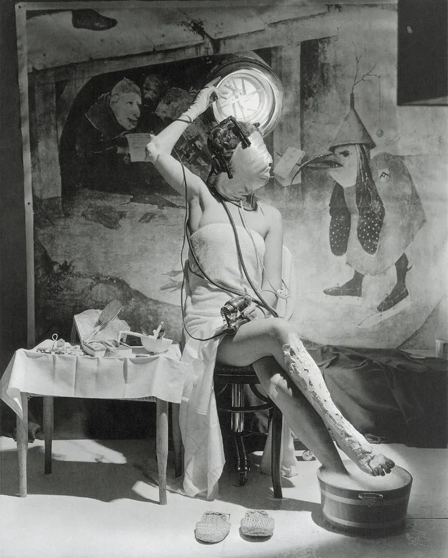 Horst P. Horst (German-American,1906-1999) Print: Horst P. Horst (German-American,1906-1999) Print. HORST (German-American,1906-1999) Print. Electric Beauty, Paris, "1939". Printed in 1997. 7.25 x 9.05 inches. Please be aware that all lots in our
