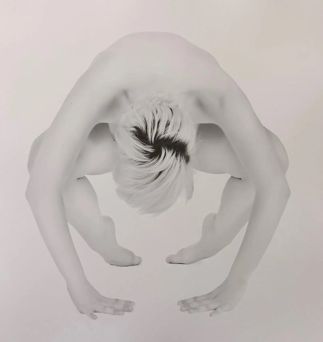 Flexibility, Nude, Print: Flexibility, Nude, Print. Jonathan Harrington (American). Printed in 2015, Canada. 11.00 x 11.00 inches. Please be aware that all lots in our auctions are sold "AS IS," in accordance with the Terms &