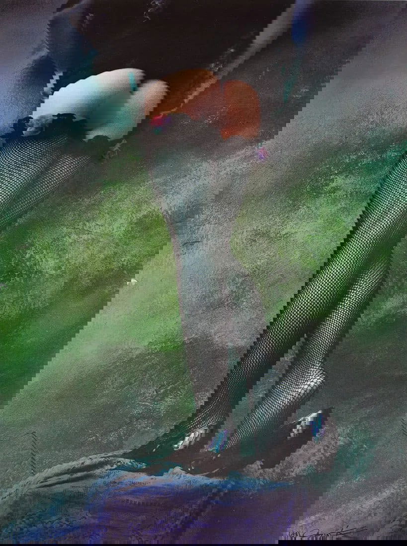 Jan Saudek (Czech, b. 1935) Print: Jan Saudek (Czech, b. 1935) Print. New York, New York, "1985". Printed in 1998. 8.75 x 11.75 inches. Please be aware that all lots in our auctions are sold "AS IS," in accordance with the Terms & Cond