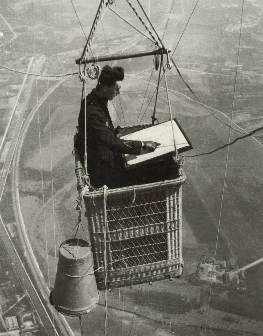Unknown Print: Unknown Print. French Officer Mapping Terrain, 1914-18. Printed in 2003. 7.40 x 9.45 inches. Please be aware that all lots in our auctions are sold "AS IS," in accordance with the Terms & Conditions