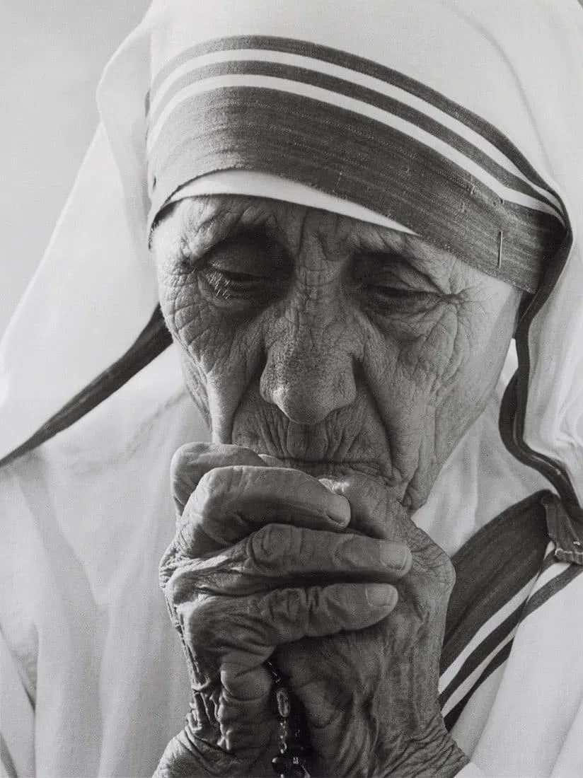 Unknown Print: Unknown Print. Mother Teresa, Tijuana, Mexico, "1988". Printed in 2003. 6.90 x 9.25 inches. Please be aware that all lots in our auctions are sold "AS IS," in accordance with the Terms & Conditions