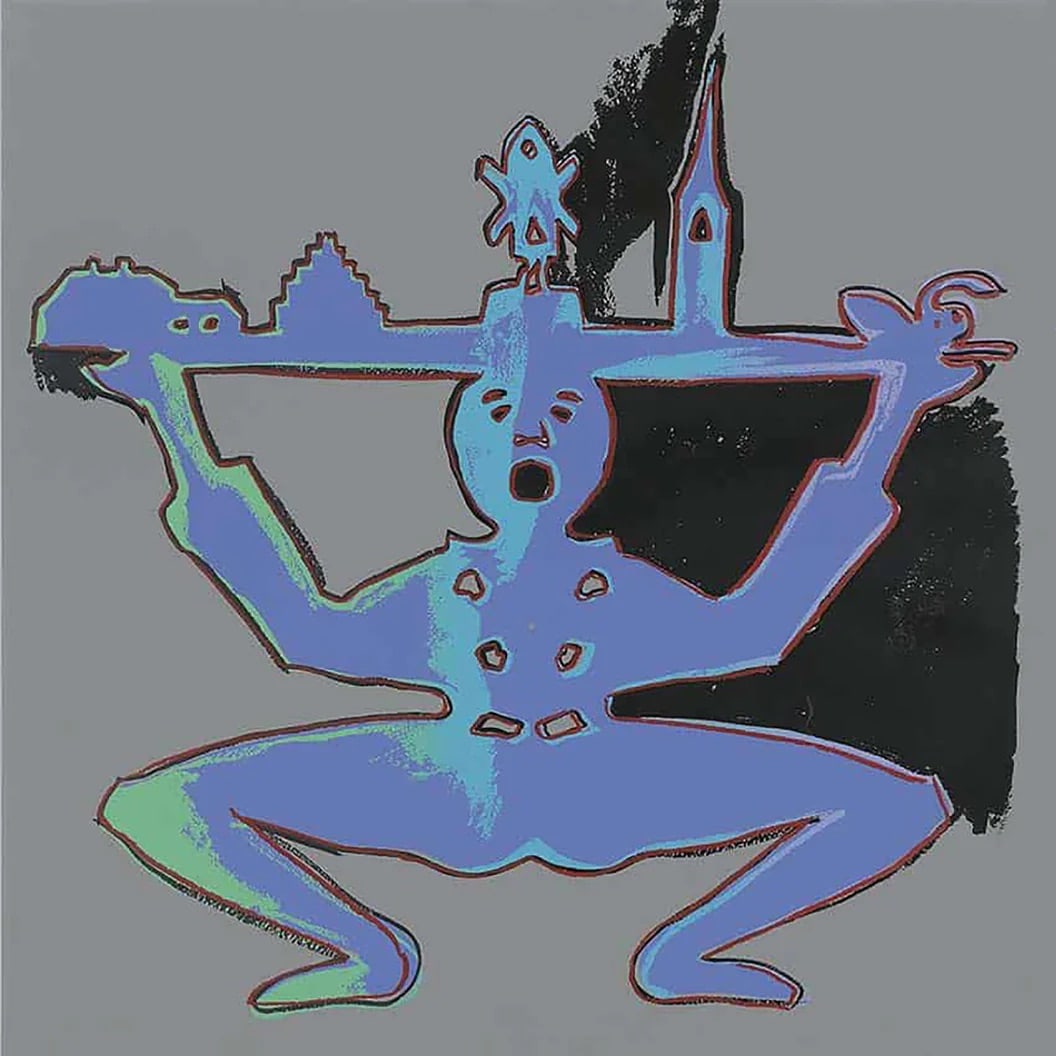 Andy Warhol (American, 1928-1987) Silkscreen: Andy Warhol (American, 1928-1987) Silkscreen. Hans Christian Andersen, FS 396, "1987". 38.00 x 38.00 inches. Please be aware that all lots in our auctions are sold "AS IS," in accordance with the