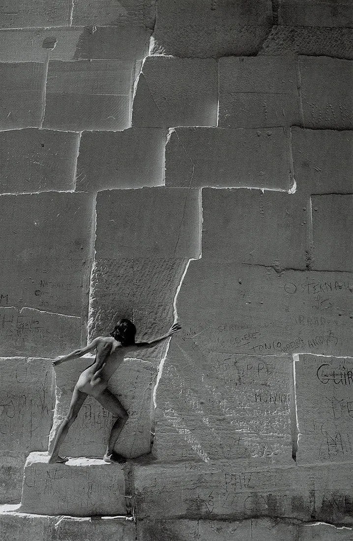 Lucien Clergue (France, 1934 – 2014) Print: Lucien Clergue (France, 1934 – 2014) Print. Caco in the Quarries, Les Baux, "1975". Printed in 1985. 6.00 x 9.20 inches. Please be aware that all lots in our auctions are sold "AS IS," in accordance