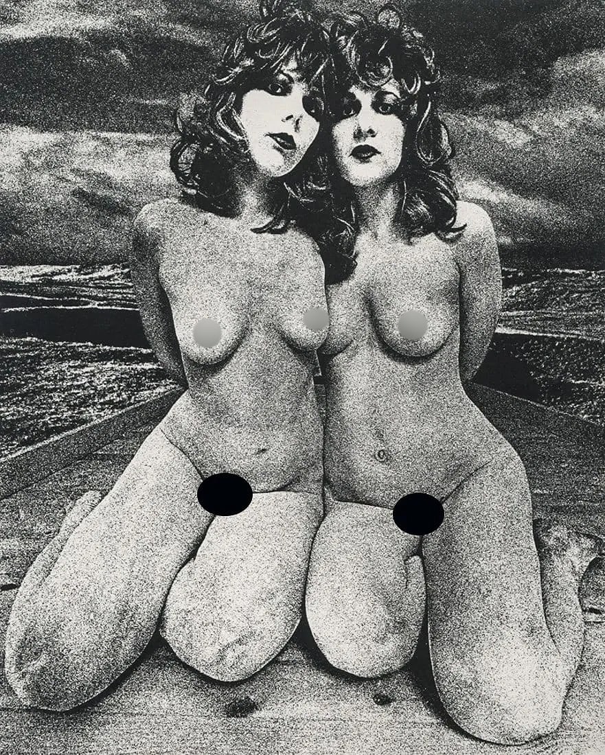 Paul De Nooijer (Dutch, 1943-1985) Print: Paul De Nooijer (Dutch, 1943-1985) Print. Twins, "1974". Printed in 1982. 4.90 x 6.10 inches. Please be aware that all lots in our auctions are sold "AS IS," in accordance with the Terms & Conditions