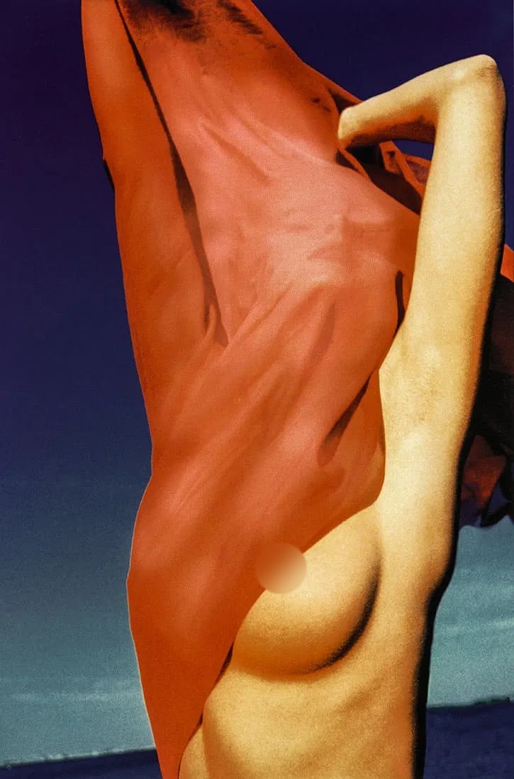 Yuri Dojc (Slovak-Canadian, 1946) Print: Yuri Dojc (Slovak-Canadian, 1946) Print. Female Figure with Red Scarf. Printed in 1999. 6.20 x 9.40 inches. Please be aware that all lots in our auctions are sold "AS IS," in accordance with the Terms