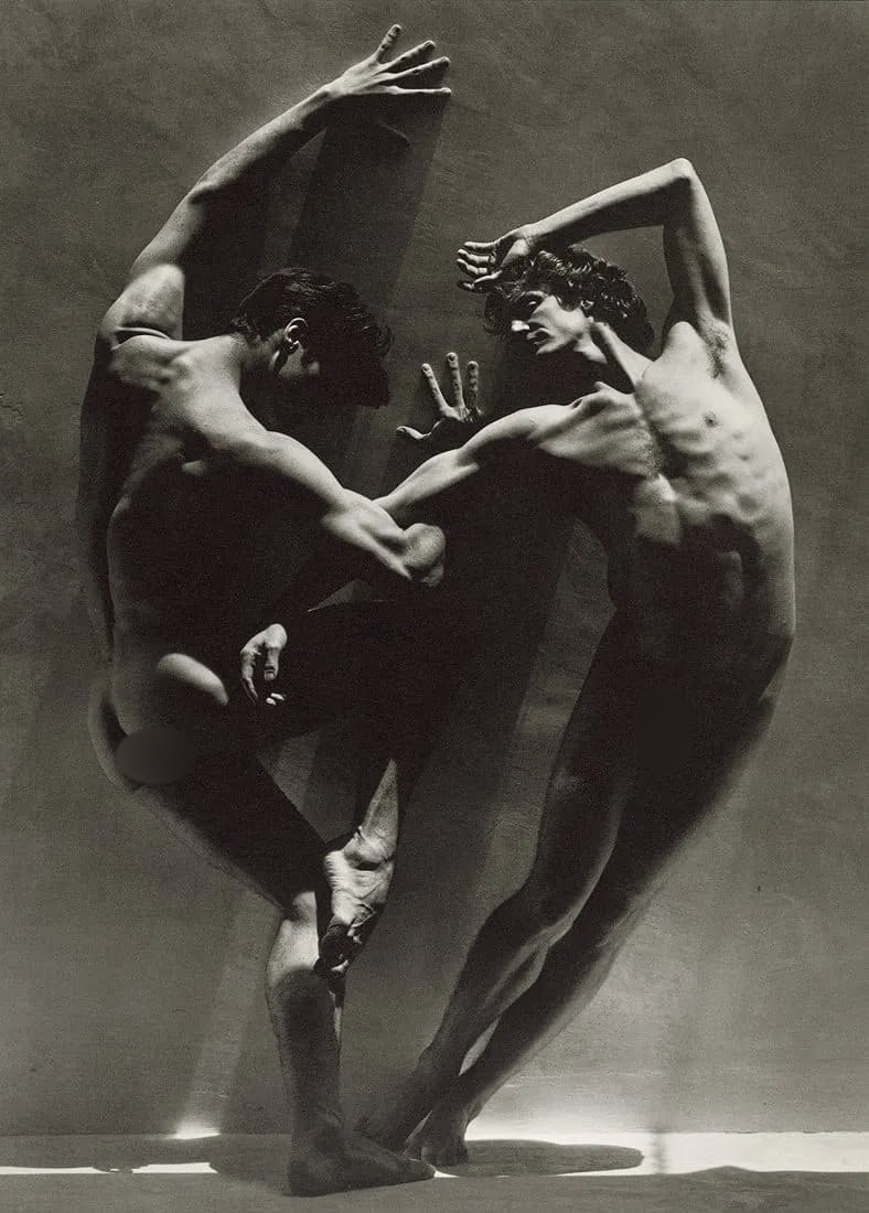 Greg Gorman (American, b. 1949) Print: Greg Gorman (American, b. 1949) Print. Rex Harrington, Gregory Osborne, LA. Printed in 1989. 9.25 x 12.90 inches. Please be aware that all lots in our auctions are sold "AS IS," in accordance with