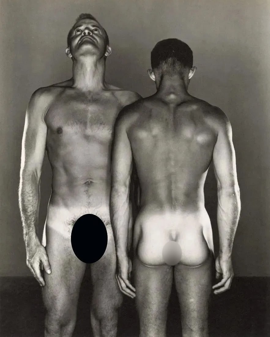 George Platt-Lynes (American ,1907 - 1955) Print: George Platt-Lynes (American ,1907 - 1955) Print. Neel Bate and Ernest Henry, "1954". Printed in 2000. 10.35 x 12.85 inches. Please be aware that all lots in our auctions are sold "AS IS," in