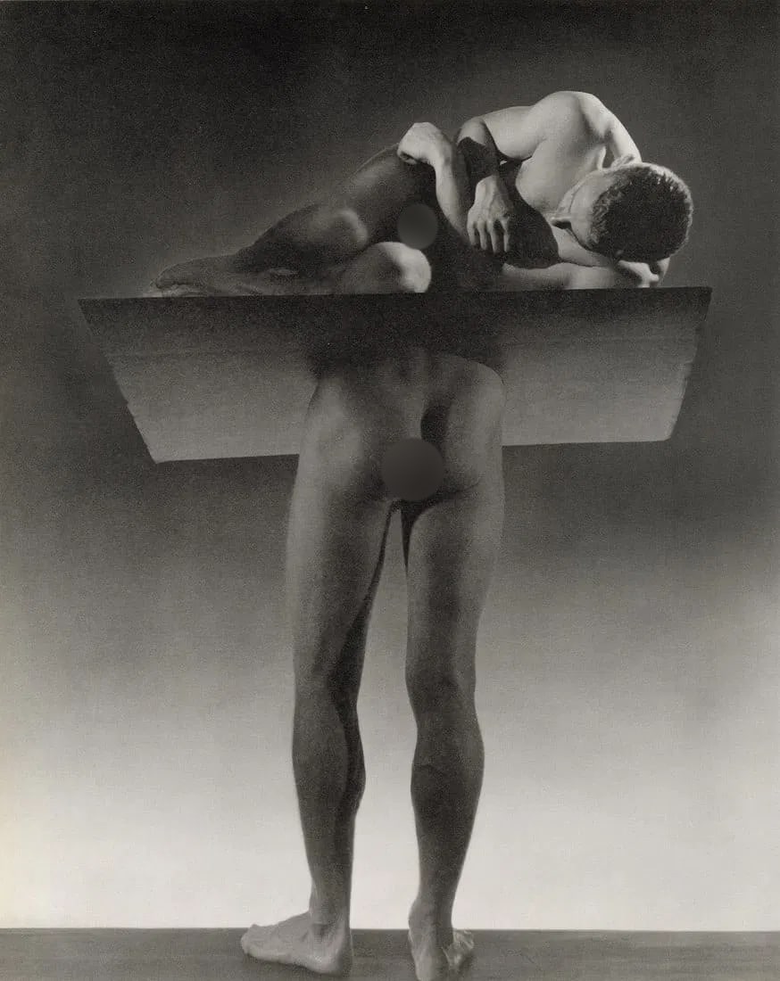 George Platt-Lynes (American ,1907 - 1955) Print: George Platt-Lynes (American ,1907 - 1955) Print. The Sleepwalker, "1936". Printed in 2000. 10.25 x 12.85 inches. Please be aware that all lots in our auctions are sold "AS IS," in accordance with
