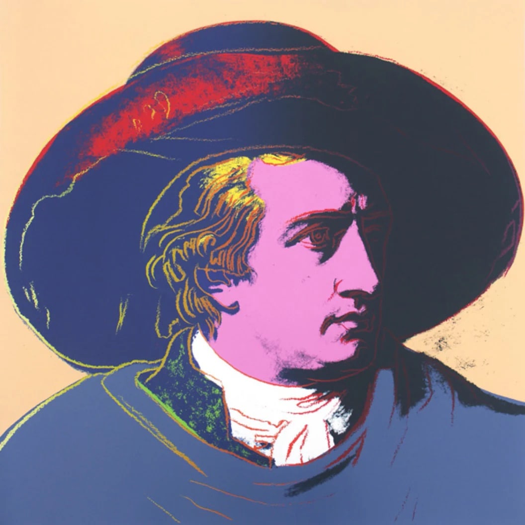 Andy Warhol (American, 1928-1987) Silkscreen: Andy Warhol (American, 1928-1987) Silkscreen. Goethe FSII 273, 1982. 38.00 x 38.00 inches. Stamping on verso, blindstamp. Please be aware that all lots in our auctions are sold "AS IS," in accordance