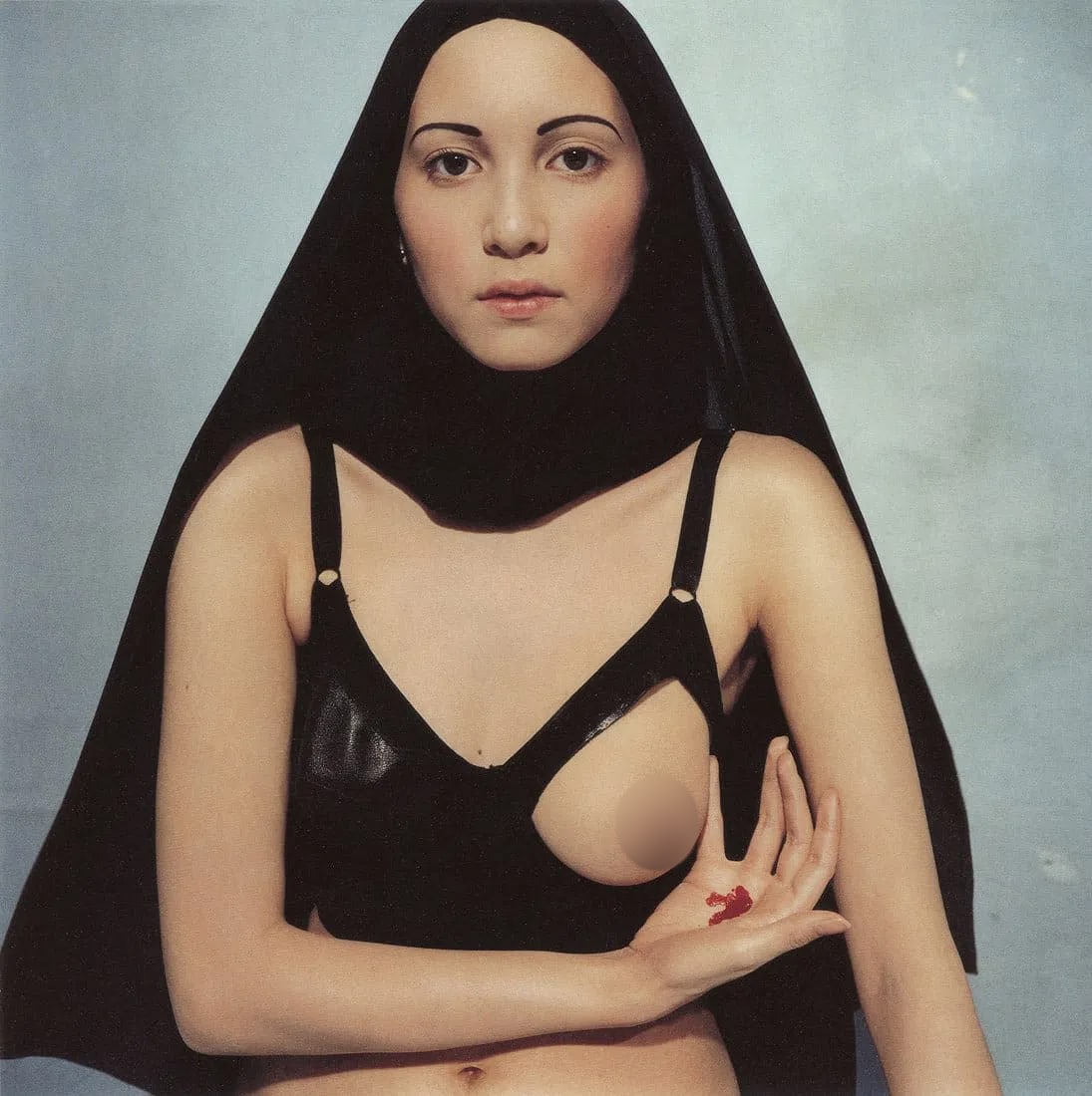 Bettina Rheims (France , b. 1952) Print: Bettina Rheims (France , b. 1952) Print. Le Lait Miraculeux de la Vierge. Printed in 2004. 7.20 x 7.25 inches. Please be aware that all lots in our auctions are sold "AS IS," in accordance with the