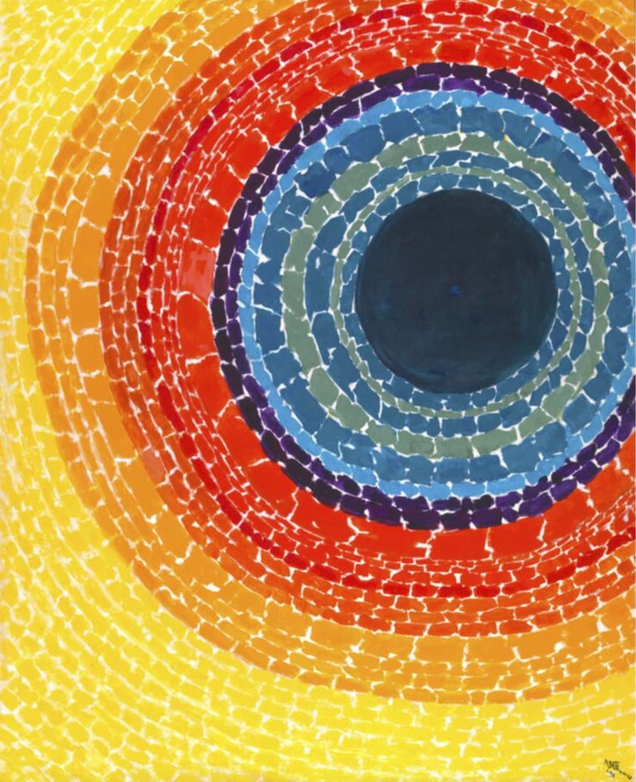 Alma Thomas (American, 1891-1978) Print: Alma Thomas (American, 1891-1978) Print. The Eclipse, "1970". 37.00 x 45.50 inches. Please be aware that all lots in our auctions are sold "AS IS," in accordance with the Terms & Conditions of the