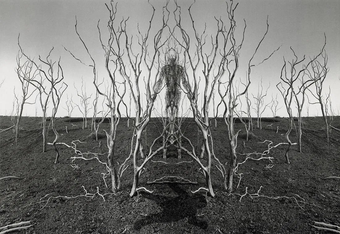 Jerry Uelsmann (American ,1934-2022) Print: Jerry Uelsmann (American ,1934-2022) Print. Untitled, 1978, Hawaii Volcanoes. Printed in 1981. 9.80 x 6.75 inches. Please be aware that all lots in our auctions are sold "AS IS," in accordance with