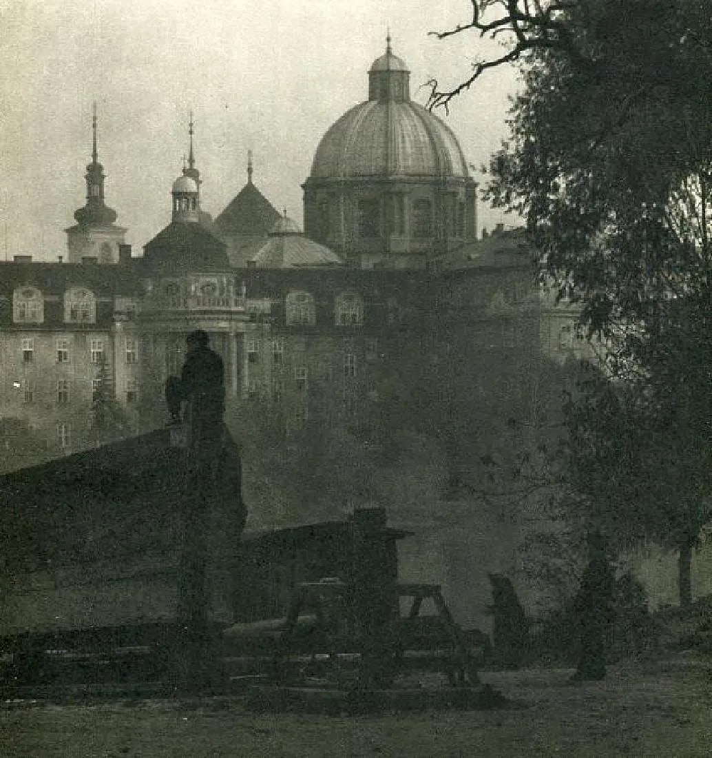 Ferdinanad Bucina (Czech, 1909-1994) Print: Ferdinanad Bucina (Czech, 1909-1994) Print. Prague at Night II. Printed in 1957. 8.00 x 8.50 inches. Please be aware that all lots in our auctions are sold "AS IS," in accordance with the Terms &